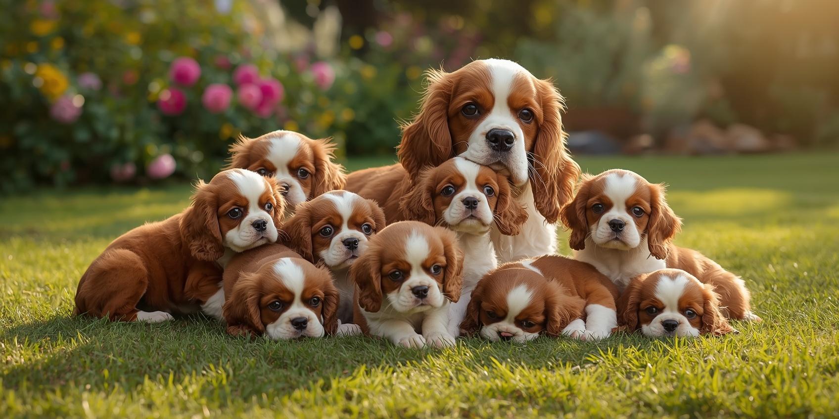 Cavalier King Charles Spaniel Litter