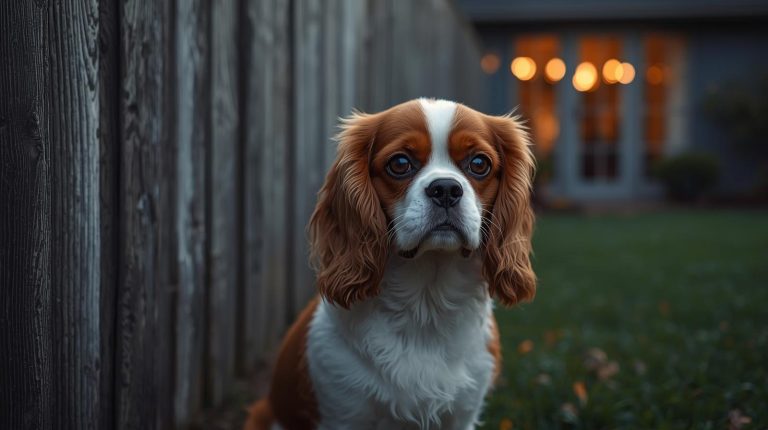 Cavalier King Charles Spaniels Live Outside