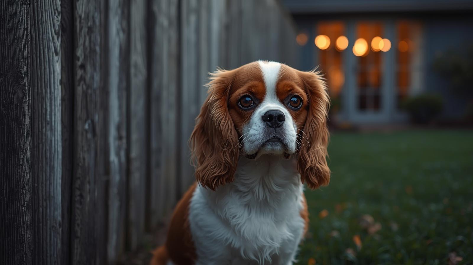Cavalier King Charles Spaniels Live Outside