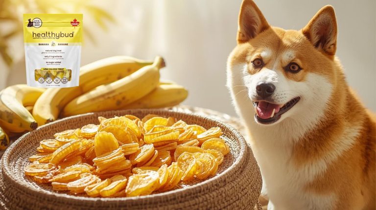 Dehydrated Banana Dog Treats