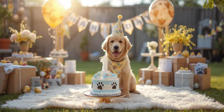 Dog First Birthday Party Ideas