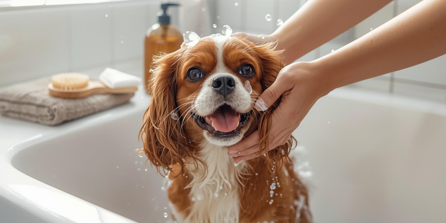 Giving Your Cavalier a Bath