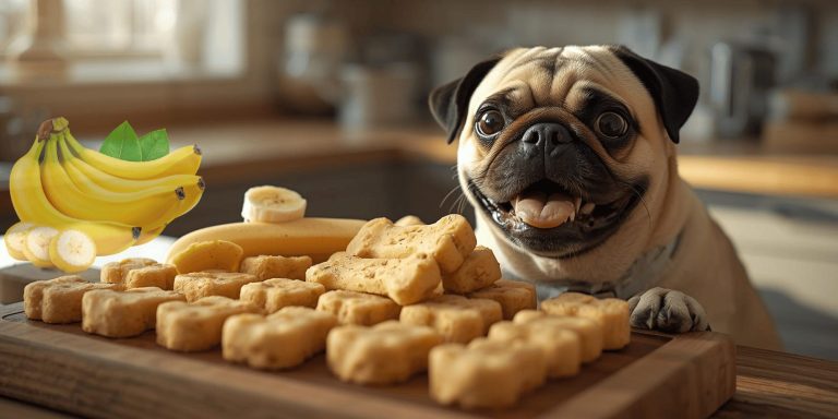 Homemade Banana Dog Treats