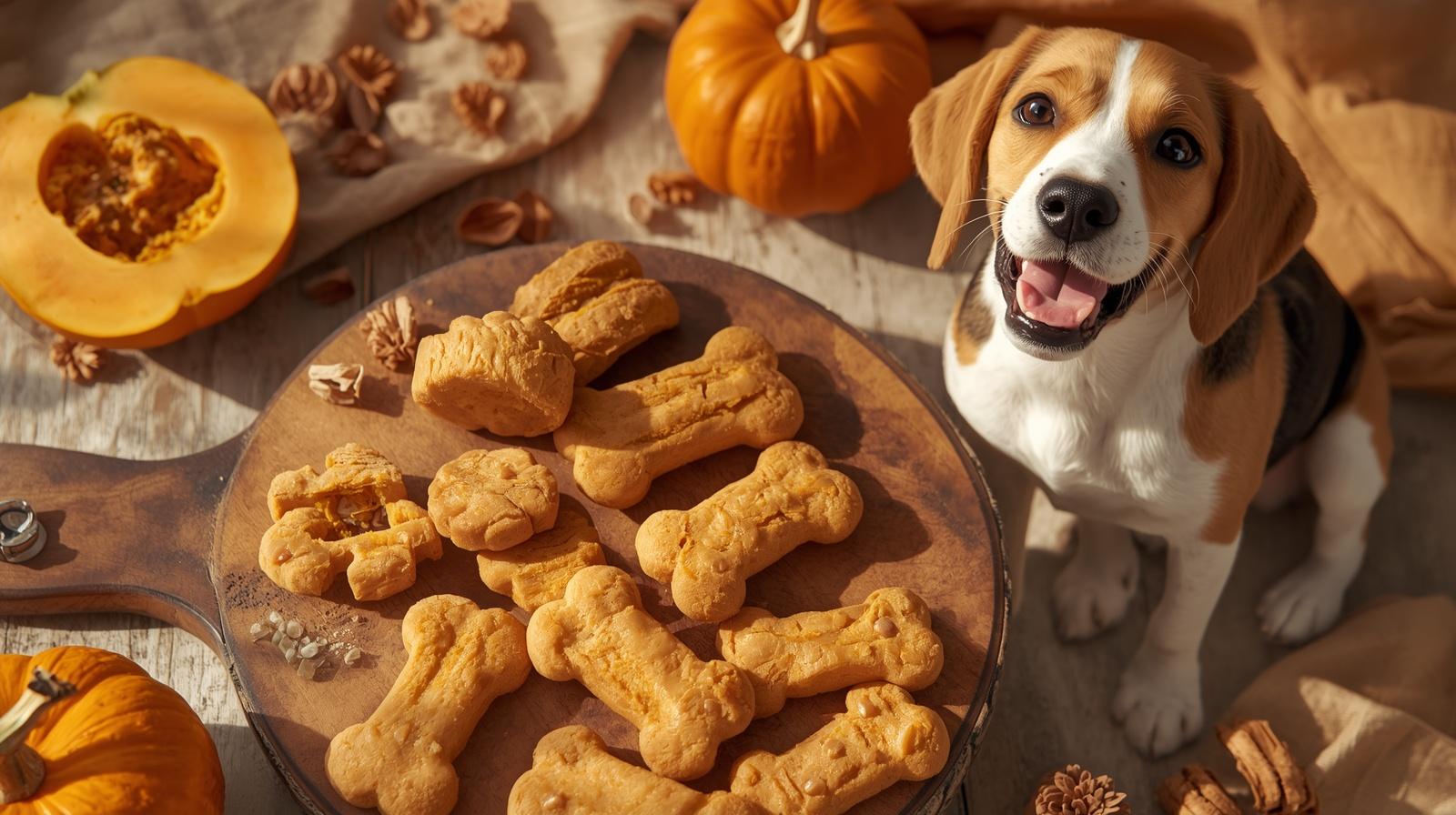 Homemade Pumpkin Dog Treat Recipes
