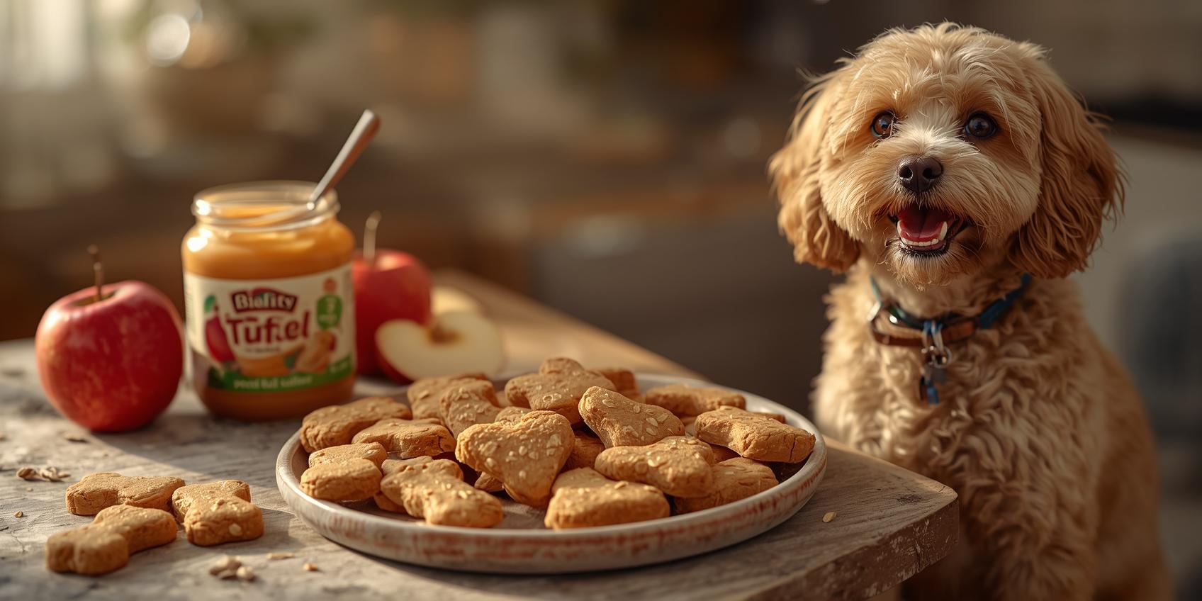 Peanut Butter Applesauce Dog Treats