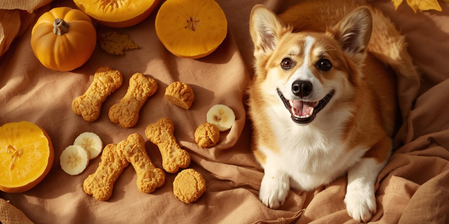 Pumpkin Banana Dog Treats