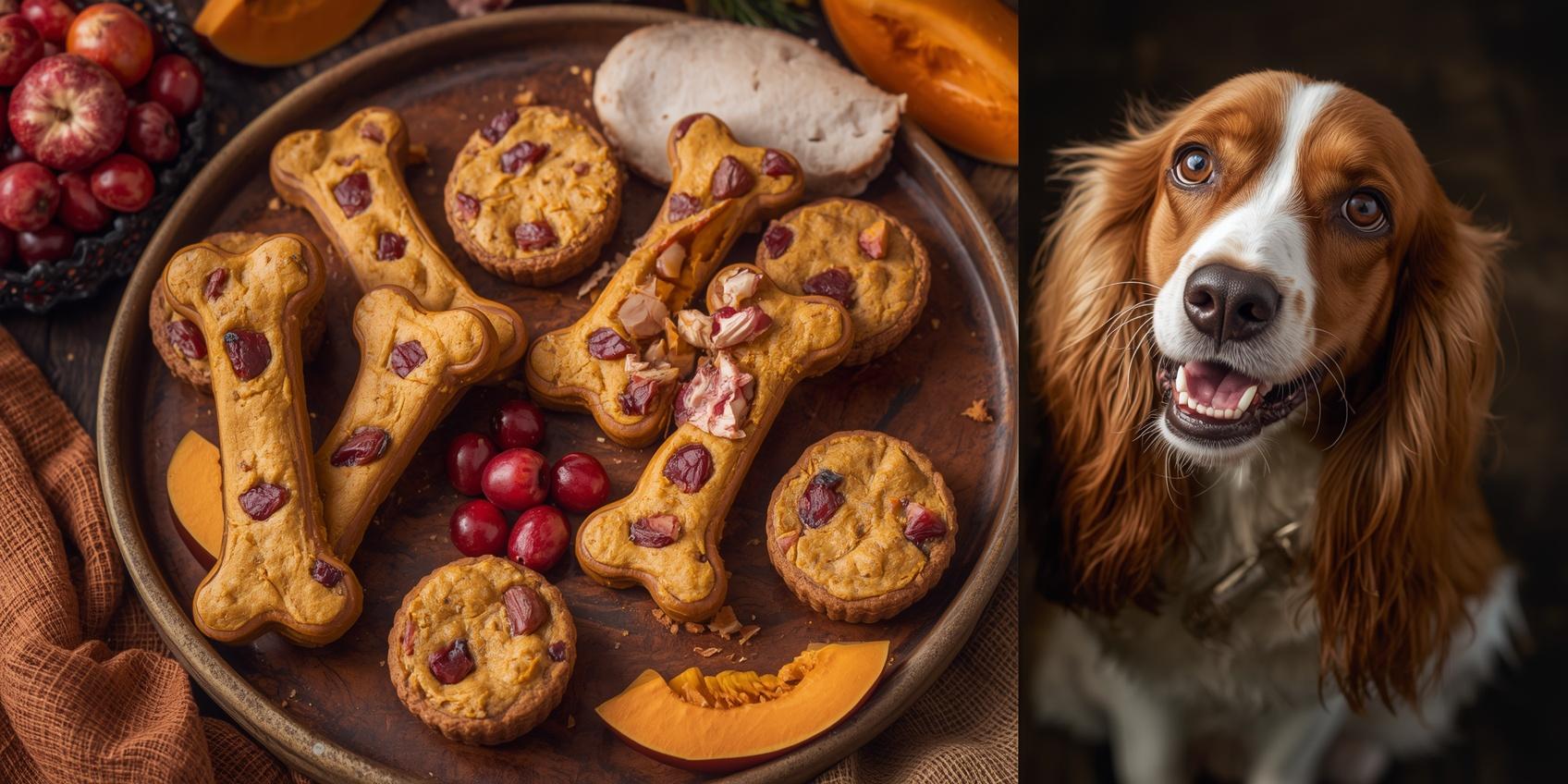 Turkey Cranberry Pumpkin Dog Treats
