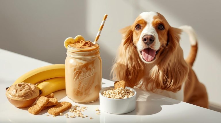 easy peanut butter smoothie for dogs