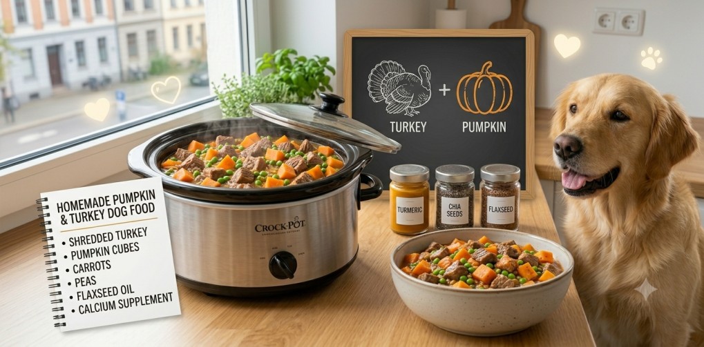 Homemade Pumpkin And Turkey Dog Food