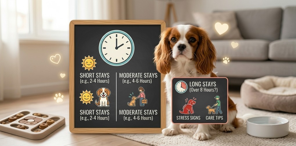 How Long Can A Cavalier Be Left Alone